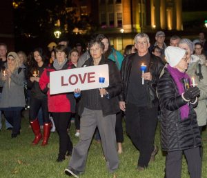 West Virginia University holds candlelight vigil held for victims of Pittsburgh shooting